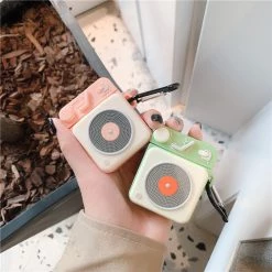 Cheap Juwas Store 4 -Juwas Retro Radio AirPods Case