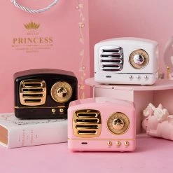 Juwas.com Online Store ACCESSORIES Retro Radio Design Rechargeable Bluetooth Speaker