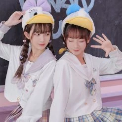 Juwas NEW ARRIVAL Purple Plaid JK Uniform Bow Tie & Neck Tie