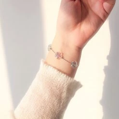 Juwas NEW ARRIVAL Lovely Star 925 Sterling Silver Bracelet