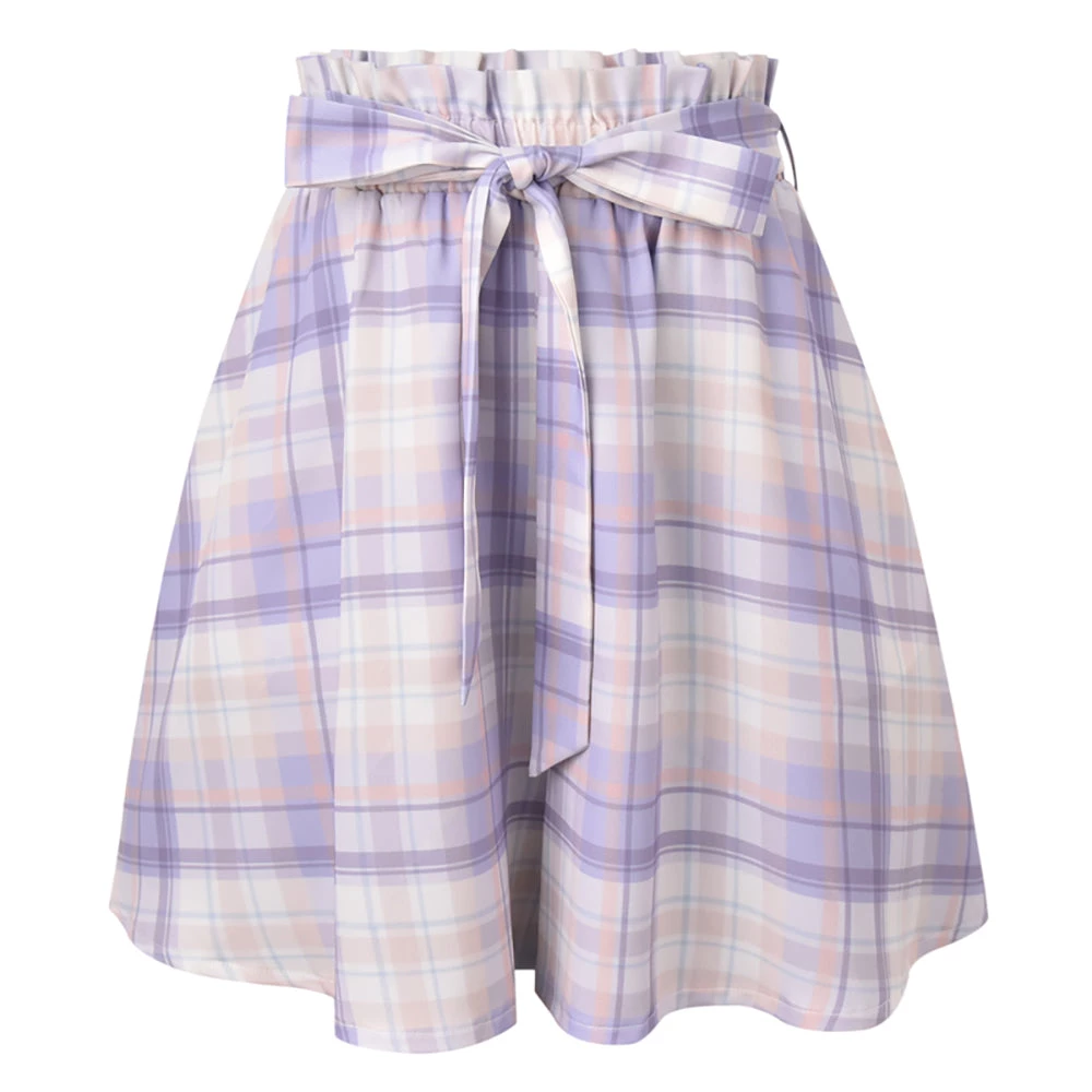 Juwas NEW ARRIVAL Kawaii Plaid Waist Wrap Shorts 8 Juwas NEW ARRIVAL Kawaii Plaid Waist Wrap Shorts