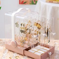 Juwas Chic Clear Accessory And Jewelry Box Stand NEW ARRIVAL