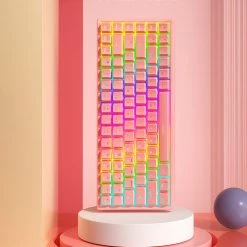 Juwas NEW ARRIVAL Colorful Mechanical Wireless & Wired Keyboard