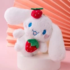 Juwas Cute Cartoon Rabbit Plush Keychain