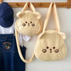 Juwas Brown Bear Plush Crossbody Bag NEW ARRIVAL