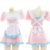 Juwas Pastel Pink Maid Cosplay Dress NEW ARRIVAL
