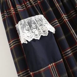 Juwas CLOTHING Vintage Elastic Waist Skirt