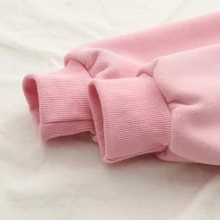 Juwas Letter Embroidery Sweatshirt With Crossbody Bag