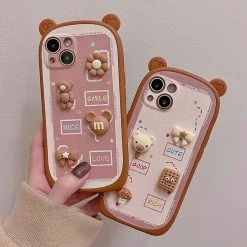 Juwas 3D Bear IPhone Case
