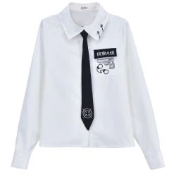 -Juwas Cool Detective Girl Themed Formal Shirt NEW ARRIVAL 11 -Juwas Cool Detective Girl Themed Formal Shirt NEW ARRIVAL