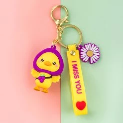 Juwas Little Duckling Wristlet Keychain NEW ARRIVAL