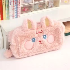 Juwas Fuzzy Animal Pencil Case ACCESSORIES