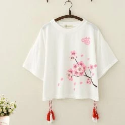 Juwas.com Online Store NEW ARRIVAL Japanese Sakura Spring Tassel Top
