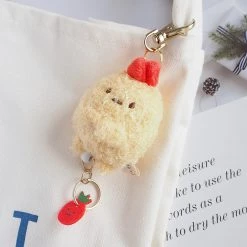 Juwas NEW ARRIVAL Cute Cartoon Animal Plush Keychain