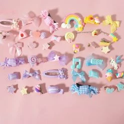 -Juwas Kawaii Candy Color Hair Clip