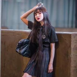 Juwas Basic Moon And Stars Short Sleeve School Polo Shirt