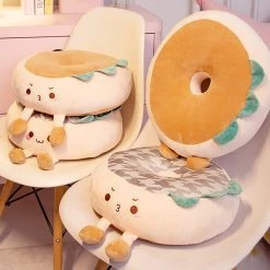 Juwas NEW ARRIVAL Mood Burger Bun Seat Pillow Cushion