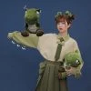 Juwas Cute Khaki Zoo Keeper Costume Shirt And Skirt