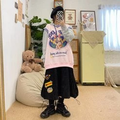 Juwas Boom Rainbow Wide Leg Pants NEW ARRIVAL