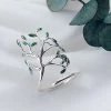 Juwas Greenery Leaf Branch Silver Ring