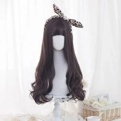 Juwas.com Online Store Long Grey Green With Purple Highlights Wavy Wig