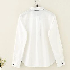 Juwas.com Online Store Kawaii Cat Tie Wooden Buckle Long Sleeve Shirt 7 Juwas.com Online Store Kawaii Cat Tie Wooden Buckle Long Sleeve Shirt