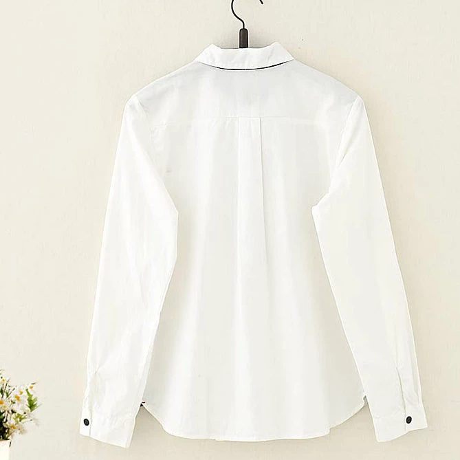 Juwas.com Online Store Kawaii Cat Tie Wooden Buckle Long Sleeve Shirt 5 Juwas.com Online Store Kawaii Cat Tie Wooden Buckle Long Sleeve Shirt