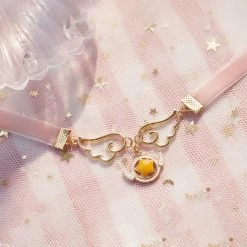 -Juwas NEW ARRIVAL Kawaii Cross And Star Choker Necklace