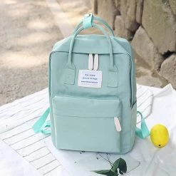 Juwas.com Online Store Ulzzang Pastel Color Block Backpack NEW ARRIVAL