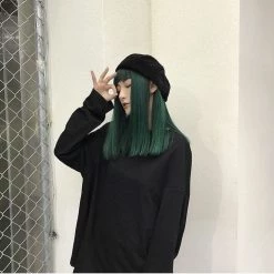 Juwas.com Online Store Korean Mixed Color Straight Air Bangs Wig