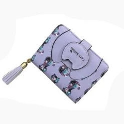 Juwas.com Online Store Cute Kitten Printed Credit Card Holder Wallet Purse NEW ARRIVAL