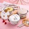 Juwas ACCESSORIES KAWAII PUSHEEN CAT PRINTED BOWL