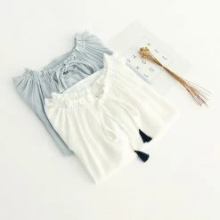 Juwas.com Online Store Japanese Style Embroidery Chiffon Loose T-shirt
