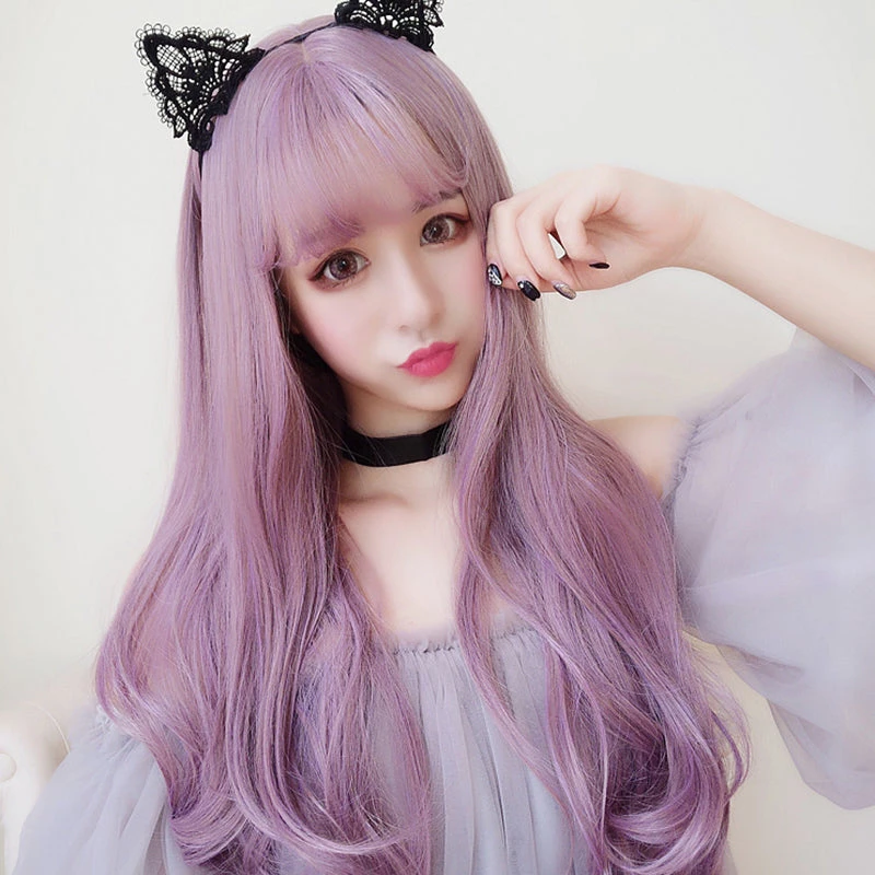 Juwas.com Online Store Purple Air Bang Hair Wig NEW ARRIVAL 3 Juwas.com Online Store Purple Air Bang Hair Wig NEW ARRIVAL
