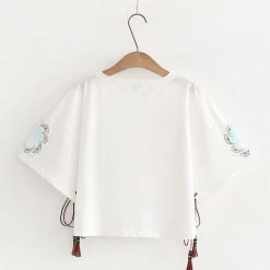 Juwas.com Online Store Korean O-neck Fishes Loose T-shirt 8 Juwas.com Online Store Korean O-neck Fishes Loose T-shirt