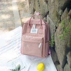 Juwas.com Online Store Ulzzang Pastel Color Block Backpack NEW ARRIVAL