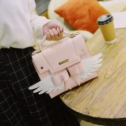 Juwas.com Online Store NEW ARRIVAL Kawaii Cardcaptor Sakura Angel Wings Handbag/Shoulder Bag