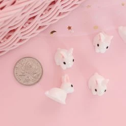 -Juwas Cute Mini Bunny Decoration 10pcs/set