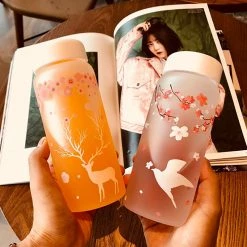 Juwas Cute Deer Swallows Drinking Bottle