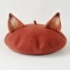 Juwas Fox Handmake Wool Handmade Beret NEW ARRIVAL