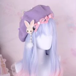 Juwas Pastel Soft Lolita Beret Hat