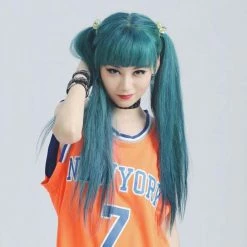 Juwas.com Online Store CUTE BLUE GREEN WIG