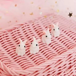 -Juwas Cute Mini Bunny Decoration 10pcs/set