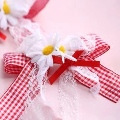 -Juwas Kawaii Lolita Ribbon Lace Hair Clip NEW ARRIVAL