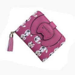 Juwas.com Online Store Cute Kitten Printed Credit Card Holder Wallet Purse NEW ARRIVAL