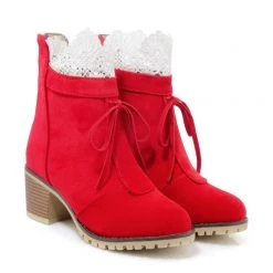 Juwas.com Online Store NEW ARRIVAL Lace Up Ankle Martin Boots