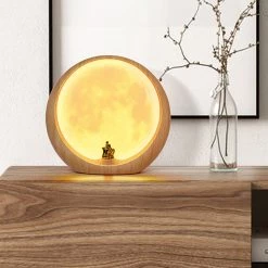 Juwas Moon Shadows Lamp