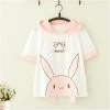 Juwas.com Online Store Kawaii Harajuku Girls' Pink Rabbit Comfortable Spring Hoodie NEW ARRIVAL