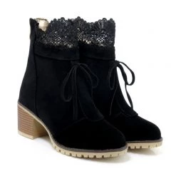 Juwas.com Online Store NEW ARRIVAL Lace Up Ankle Martin Boots