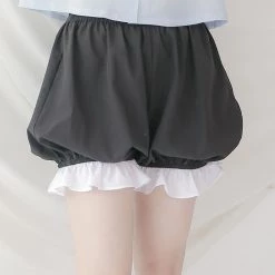 Juwas NEW ARRIVAL Kawaii Ruffle Pajama Shorts